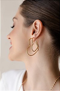 Brinco coração HIPOALERGÊNICO