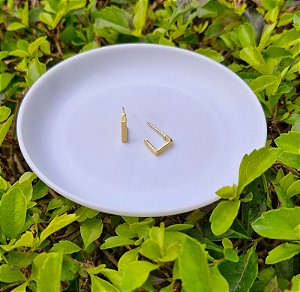 Brinco retas HIPOALERGÊNICO