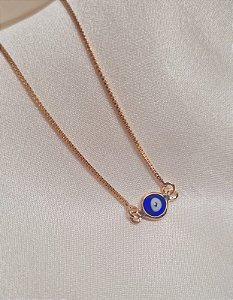 Gargantilha mini olho grego HIPOALERGÊNICO