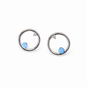 Brinco círculo HIPOALERGÊNICO