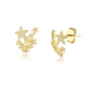Brinco estrelas HIPOALERGÊNICO