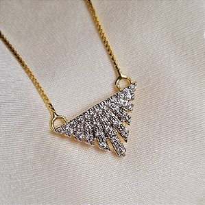 Gargantilha triângulo invertido HIPOALERGÊNICO