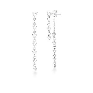 Brinco ear jacket assimétrico ANTIALÉRGICO