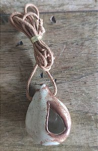 Colar Difusor Gota Branca