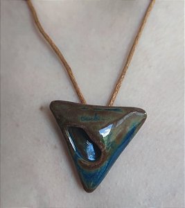 Colar Difusor Triângulo Azul