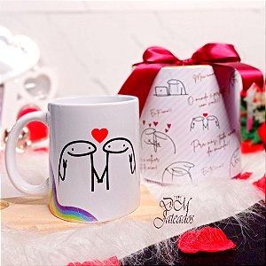 Caneca Presente Namorados Casal Amor Infinito Flork Meme