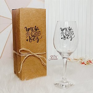 Kit Indiv. Taça Para Vinho - Um Dia De Cada Vez