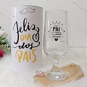 Tubo lata + Taça Floripa dia dos pais / Pai com Cerveja