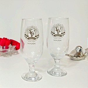 Taça Floripa cerveja personalizada no adesivo Uv- Gravação colorida