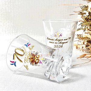 Copo Shot Personalizado em Vidro – Lembrança e Brinde Corporativo