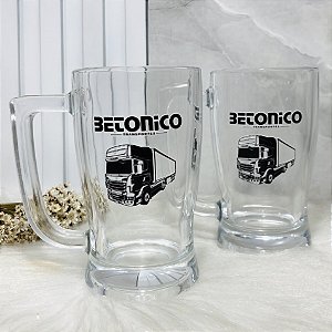 Caneca para chopp Personalizada adesivo UV -Gravação colorida