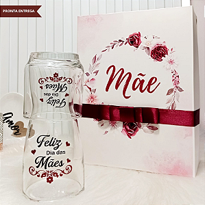 Dia Das Mães - Jogo Moringa E Copo Para Água + Caixa / Mãe
