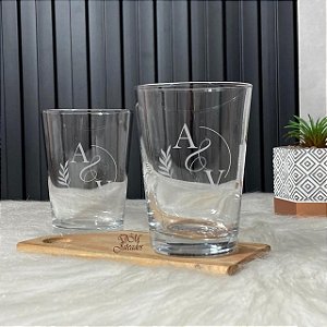 Copo caldereta 300ml personalizada - Arte jateada ( Unidade)