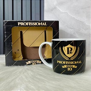 Caneca Profissional Nota 10 com Caixa Presente – Ideal para Reconhecer e Homenagear Grandes Profissionais