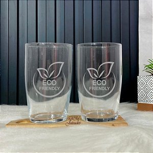 Copo Prosa para Água/Suco personalizado com jateamento