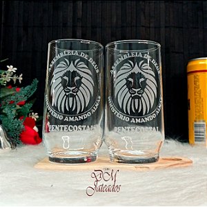 Copo Light para Água/Suco personalizado com jateamento