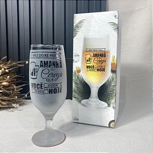 Kit - Caixa Individual + 1 Taças Floripa - Não deixe para amanhã