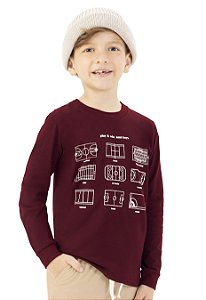 Camiseta Manga Longa Masculina Jogos