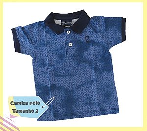 Camisa Polo Infantil Manga Curta Quimby