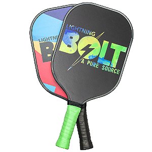 Kit Básico 2 Raquetes de Pickleball Fibra de Carbono + Case Brinde