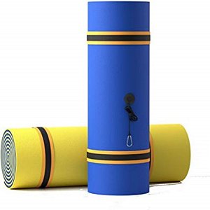 Tapete Flutuante Gigante - 5,5m x 1,85m Azul/preto/amarelo