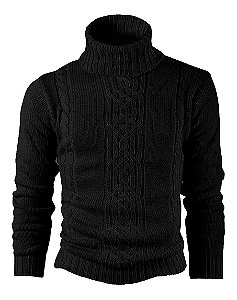 Cacharrel casaco blusa tricot lã masculina canelada