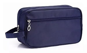 Necessaire masculina organizador mala viagem couro