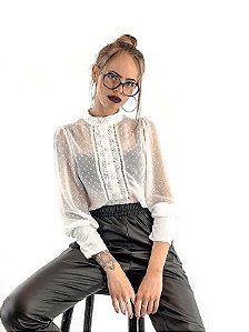 jaqueta jeans com transparencia