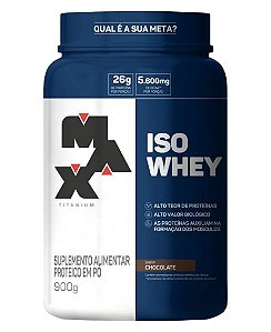 Iso whey Max Titanium chocolate 900g