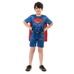 Fantasia Superman Black Adulto Cosplay Traje Luxo Super homem liga Da