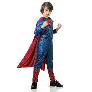 Fantasia Super Homem Infantil Luxo