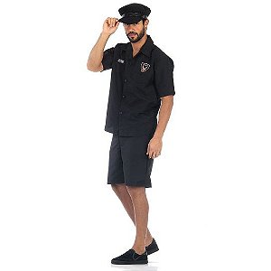 Fantasia Pirata Masculino Adulto Sulamericana Com Tapa Olho M 42-44