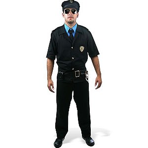 Fantasia Policial Masculino Adulto