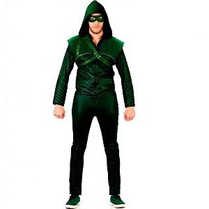 Fantasia Arrow Adulto - Arqueiro Verde