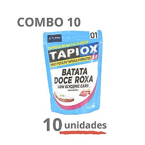 TAPIOX 2.0 TAPIOCA DE BATATA DOCE C/10 UNIDADES