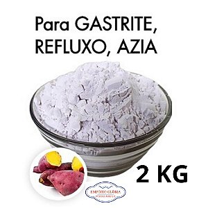 POLVILHO DE BATATA DOCE ROXA 100% PURO 2 KG