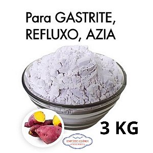 POLVILHO DE BATATA DOCE ROXA 100% PURO 3KG