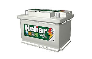 Bateria Automotiva Heliar Super Free HF60DD 24M CCA480 M60GD Valores à Base de Troca: