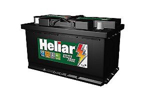 Bateria Automotiva Heliar Super Free HF75PD 24 meses de garantia CCA620 M75LD Valores à Base de Troca: