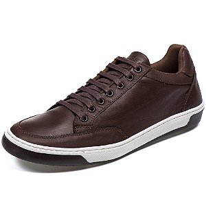 sapatenis masculino couro promoção