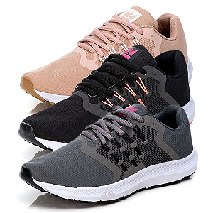 promoção 3 pares de tenis feminino