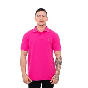 Polo Ralph Lauren Rosa Pink Logo Colorido