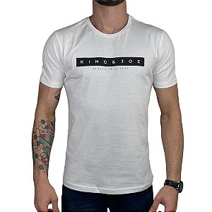 Camiseta Kingejoe Off White Estampada Summer Adventure