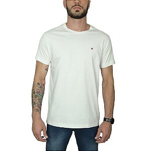 Camiseta Tommy Hilfiger Branca Essential