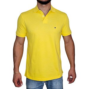Polo Tommy Hilfiger Amarelo The 1985 Polo Shirt Regular Fit