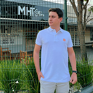 Polo Txc Branco Custom Bordado 6368