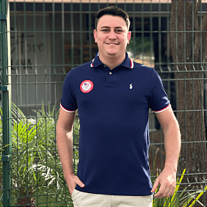 Polo Ralph Lauren Olympic Team Marinho Logo Clássico Branco