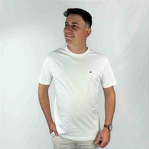 Camiseta Tommy Hilfiger Branco Essential