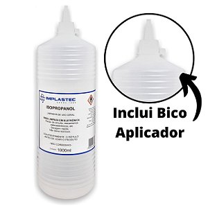 Álcool Isopropílico Implastec 1000ml 99,8% 1 Litro Original
