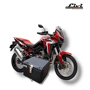 TOP CASE 43 LITROS HONDA CRF 1000L ÁFRICA TWIN + SUPORTE !